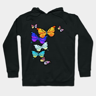 Colorful Butterflies Hoodie